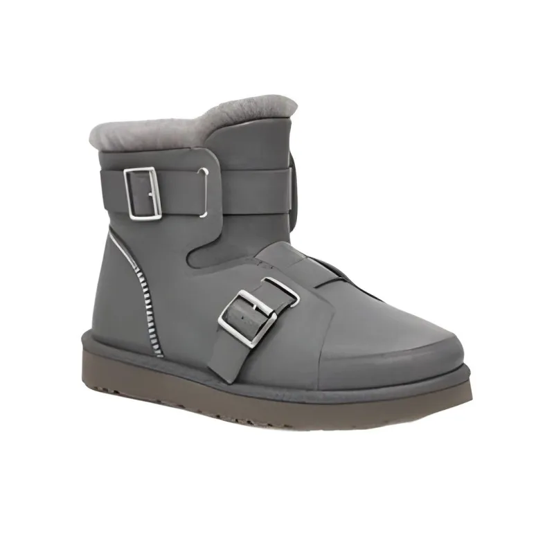 UGG Mini Buckle Short Boots 'Grey' Women's-1