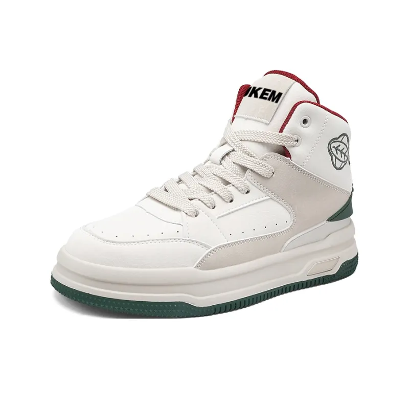 JKEM Slip-Resistant Cushioning Abrasion-Resistant High-Top Skateboard Shoes Men's-6