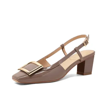 COMELY Chunky Heel High Heels 5cm Women's