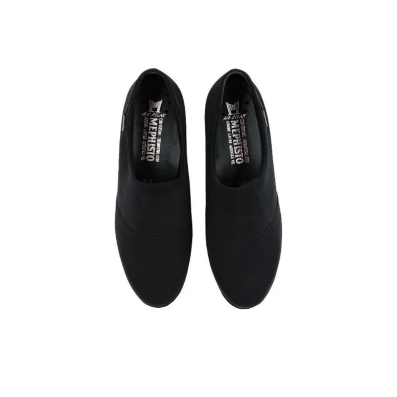 MEPHISTO Chunky Heel High Heels 4cm Women's Black-3