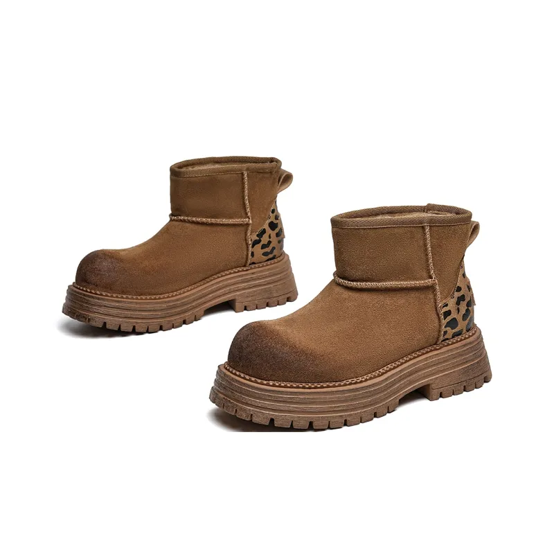 EBLAN Snow Boots Women's Yellow-1