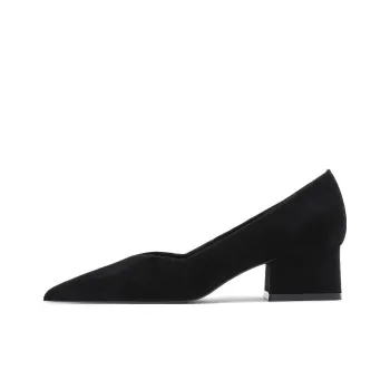 CAMEIDO Block Heel High Heels 4.5cm Women's Black