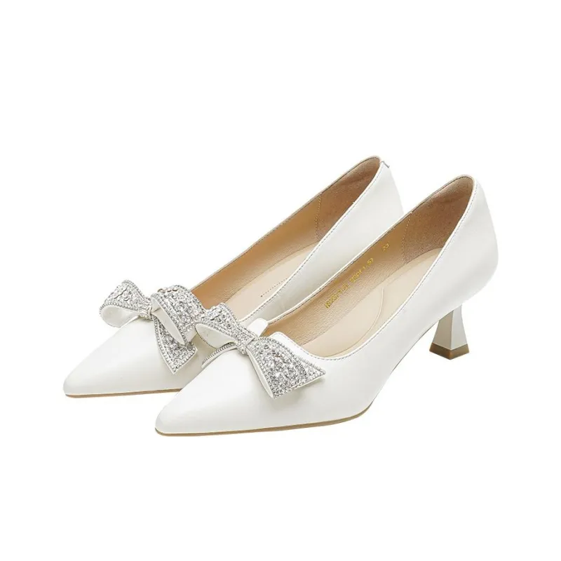 HARSON Chunky Heel High Heels 5.5cm Women's-5