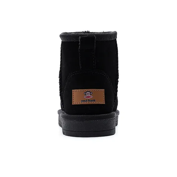 PAUL FRANK Short Snow Boots Unisex Black-3