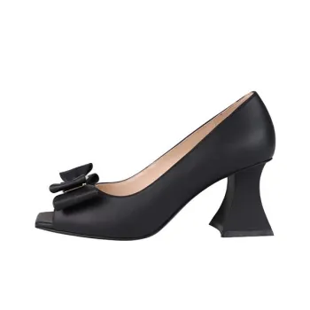 Gardenia Fille Block Heel High Heels 7.5cm Women's
