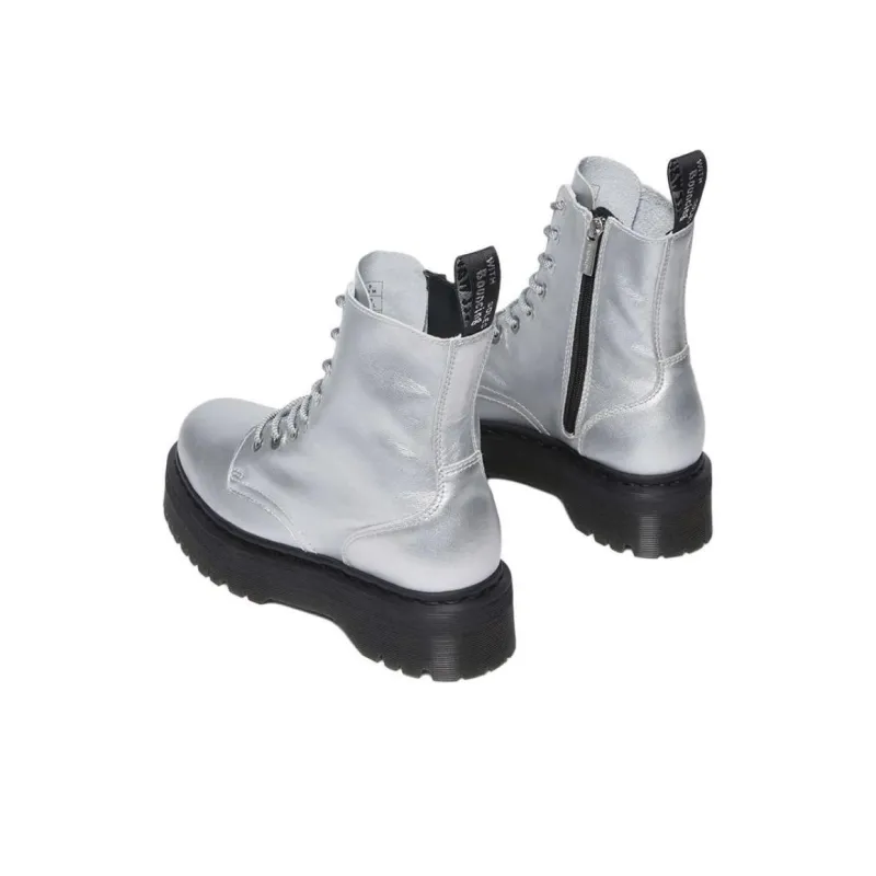 Dr.Martens Jadonseries Short Martin Boot Unisex Silver-3