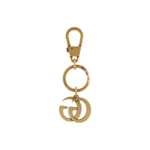 GUCCI Metal Keychains Unisex Gold