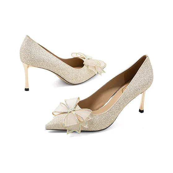 COMELY Slim Heel High Heels 7.5cm Women's-3