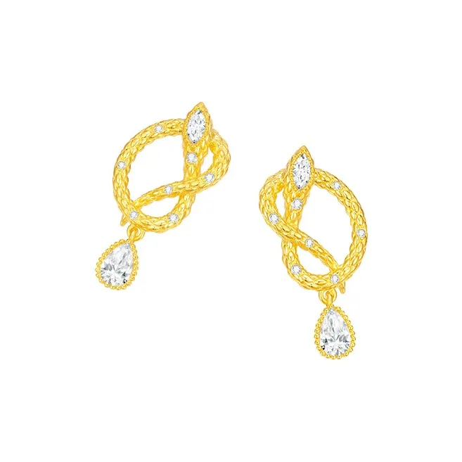 DESIGN CIRCLES S925 Silver Earrings Women's-2