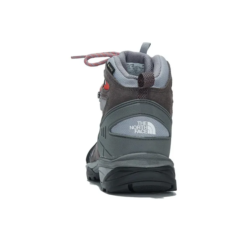 THE NORTH FACE Anti Slip Wear Resistant Mid Top Hiking Shoes Men's Gray-3