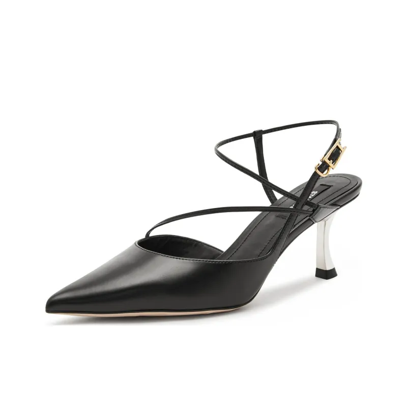 Staccato Flared Heel High Heels 7cm Women's-1
