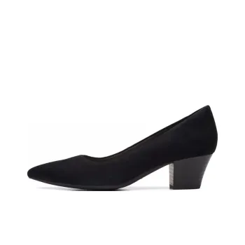 Clarks Teresa Step Chunky Heel High Heels 5.7cm Women's Black