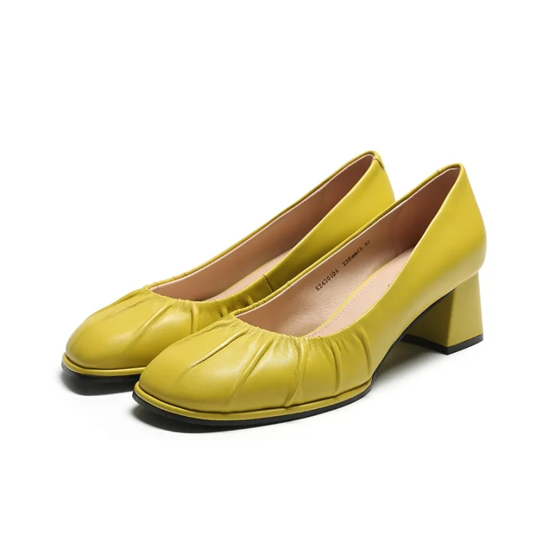 Satchi High Heels Women's Yellow-2
