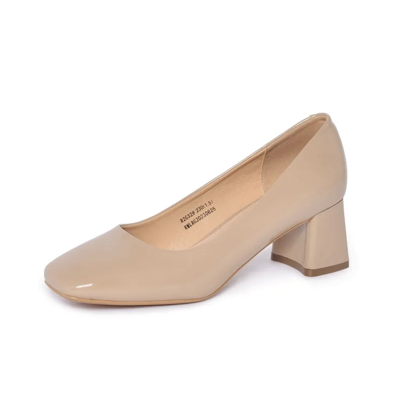 Reemoor Chunky Heel High Heels 6cm Women's-3