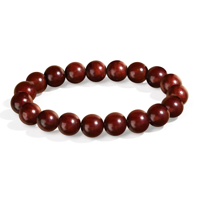 PUTUOSHANWENCHUANG Bloodwood Bracelets Unisex-0