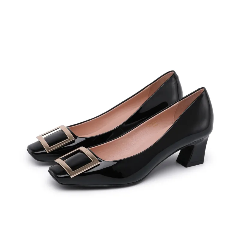 Chrisdien Deny Chunky Heel High Heels 4.5cm Women's-2