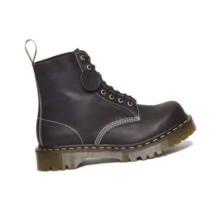 Dr.Martens 1460 Pascal Phoenix Leather Lace Up Boots 'Charcoal Grey'-1