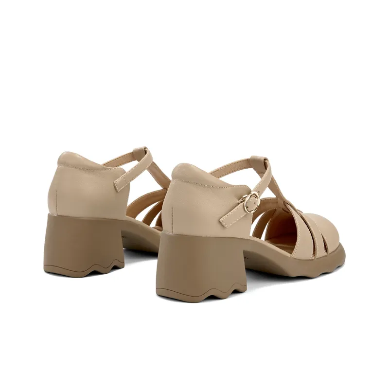 KEKAFU Chunky Heel High Heels 6cm Women's-14