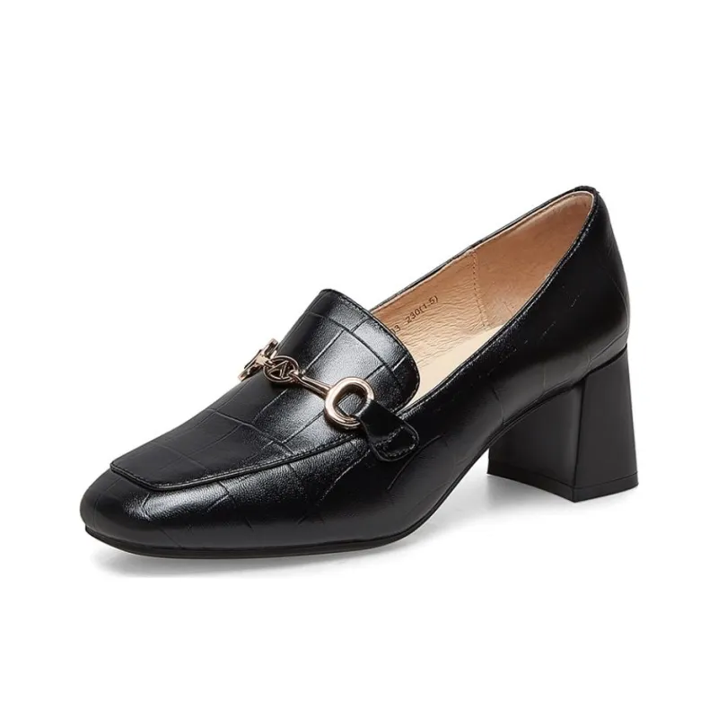 BASTO Chunky Heel High Heels 6cm Women's-1