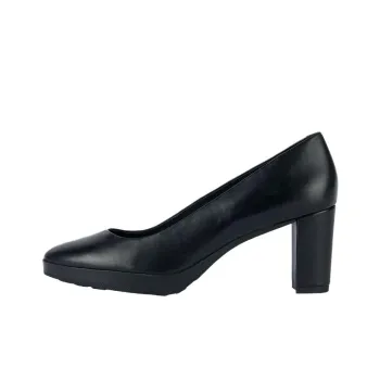 GEOX Chunky Heel High Heels 7cm Women's Black