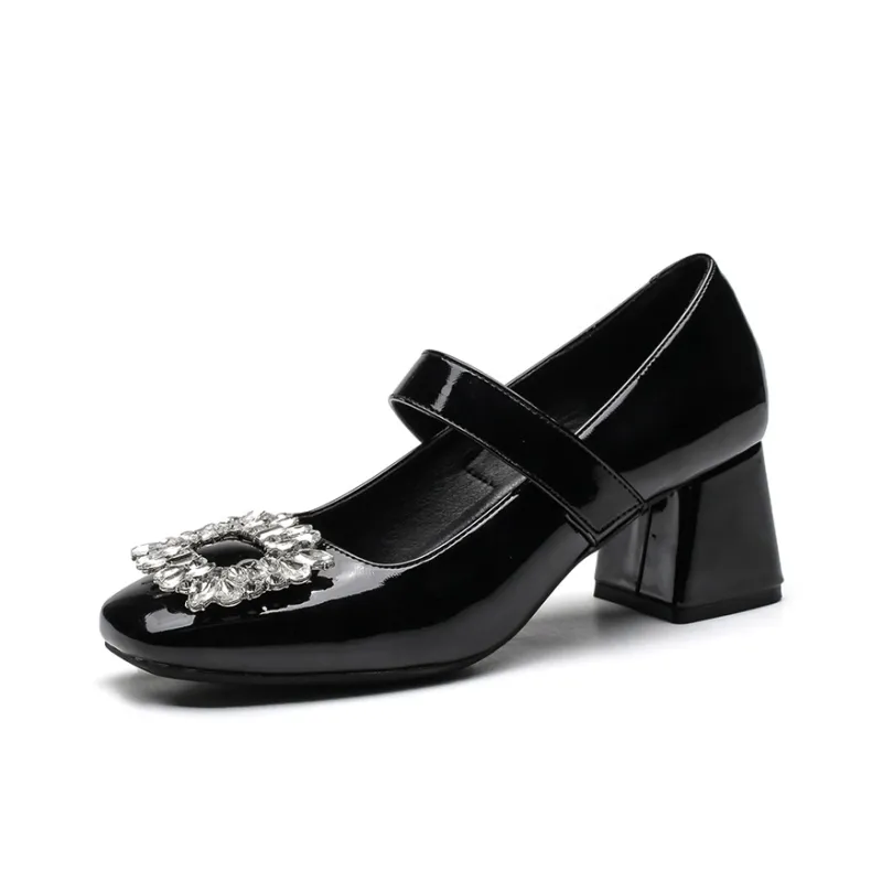 KATHRYN WILSON Chunky Heel High Heels 6CM Women's Black-2