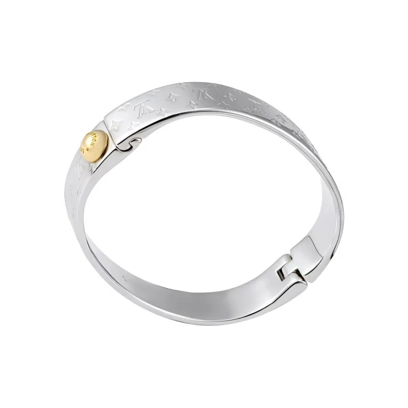 LOUIS VUITTON Bracelet Nanogram Cuff Monogram S-1