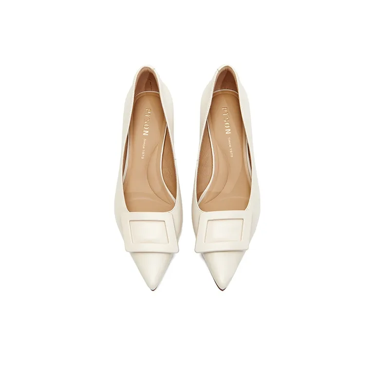 PT'SON Slim Heel High Heels 4.3cm Women's-11