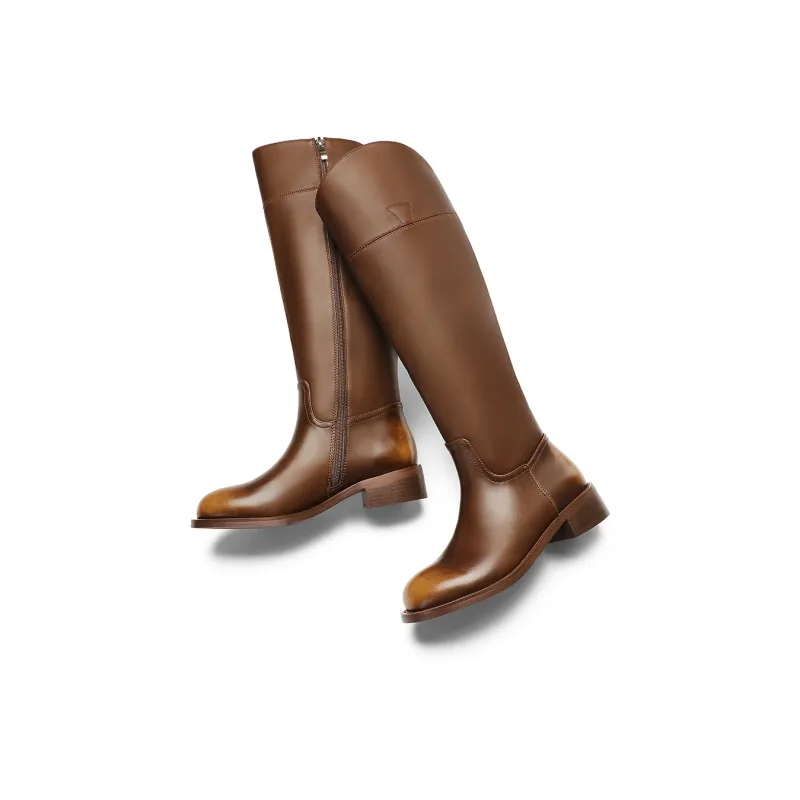 BOSSSUNWEN Knee high Boots 3.5cm Women's-9