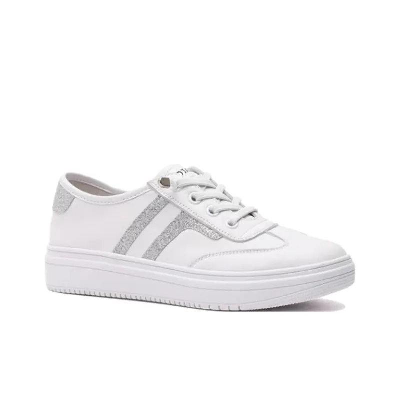 Satchi Low Top Skateboard Shoes Women's White-3