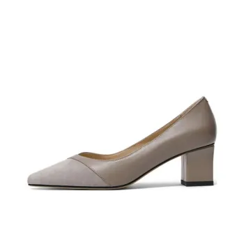 CAMEIDO Chunky Heel High Heels 5.5CM Women's Gray