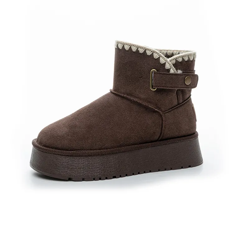 The Mystery Of Glamour Warm Cushioning Short Snow Boots Women's-6