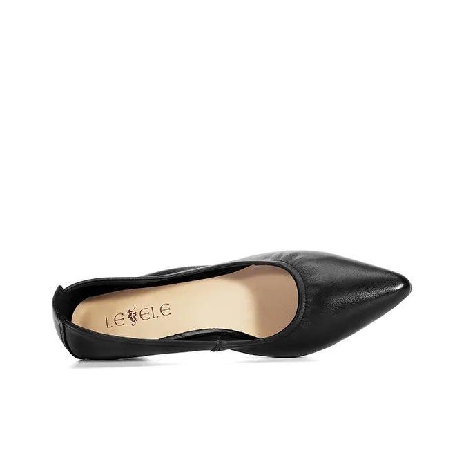 LESELE Flared Heel High Heels 4cm Women's-3