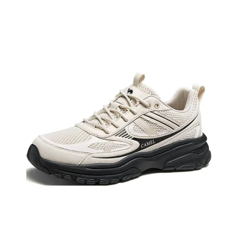 CAMEL Slip Resistant, Abrasion Resistant, Breathable Low Top Chunky Sneakers Men's-2
