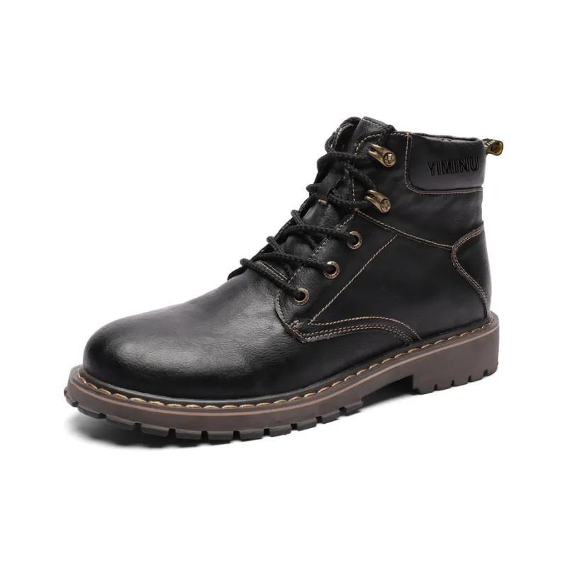 Eminu Martin Boots Men Black/Gray-1