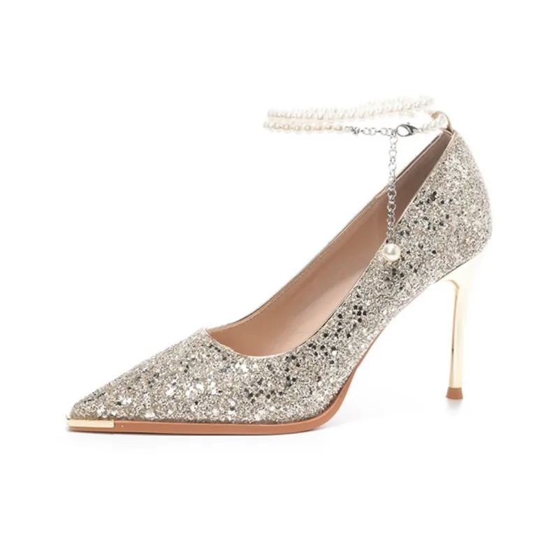 HKCP Slim Heel High Heels 6.5cm Women's-10