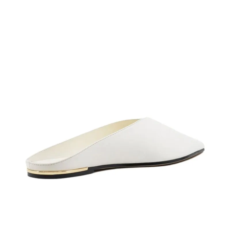 STUDIO AMELIA Wrap-toe Slippers Women's White-3