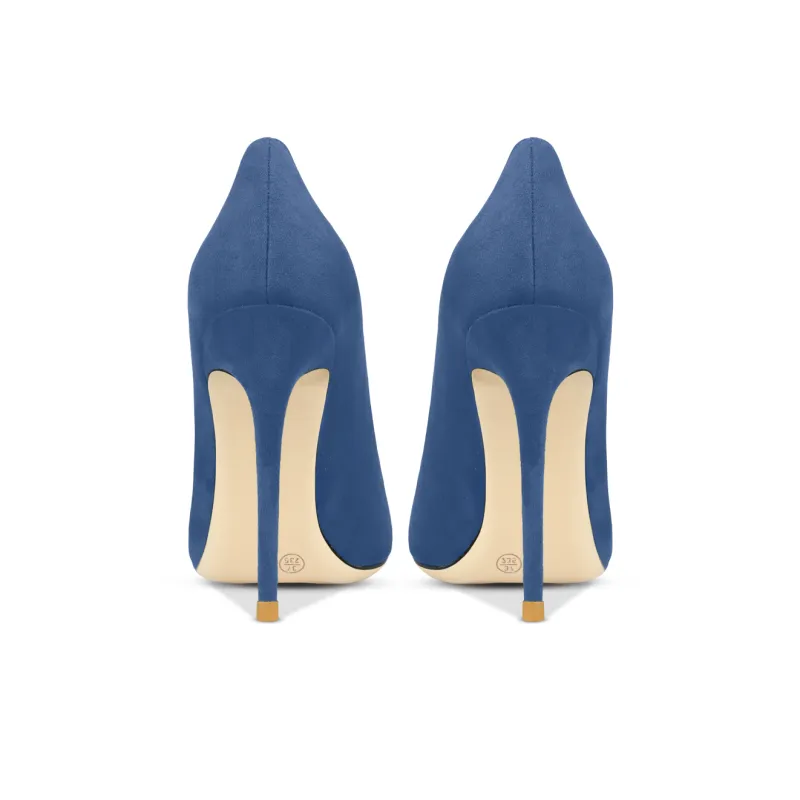 Suyymakk High Heels Women's Dark Blue-4
