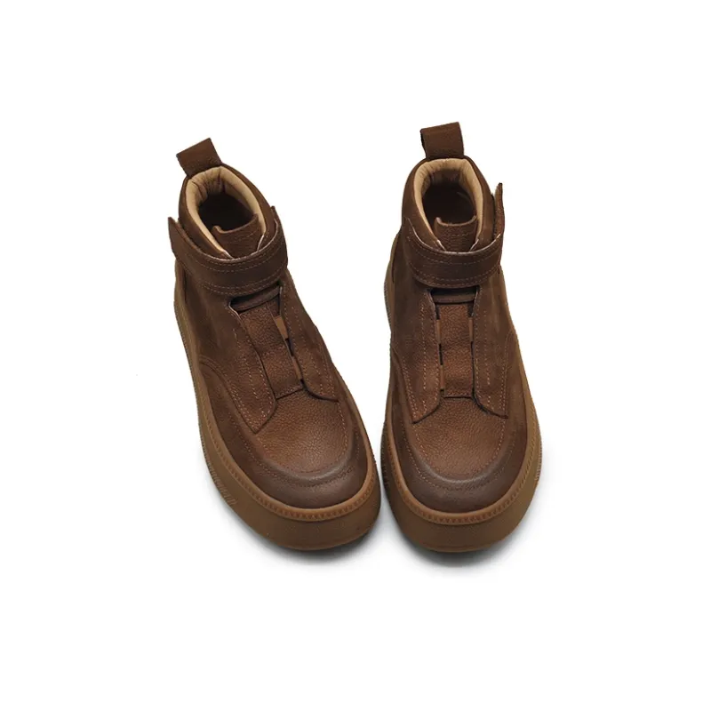 ARTMU Ankle Boots Women's Light Gray/Brown Coffee-9