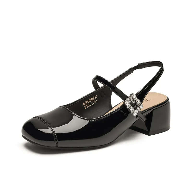GEMEIQ Block Heel High Heels 4.5cm Women's-0