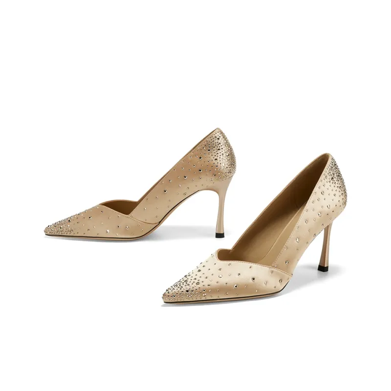 FOR YOU FOREVER Slim Heel High Heels 7.5cm Women's-11