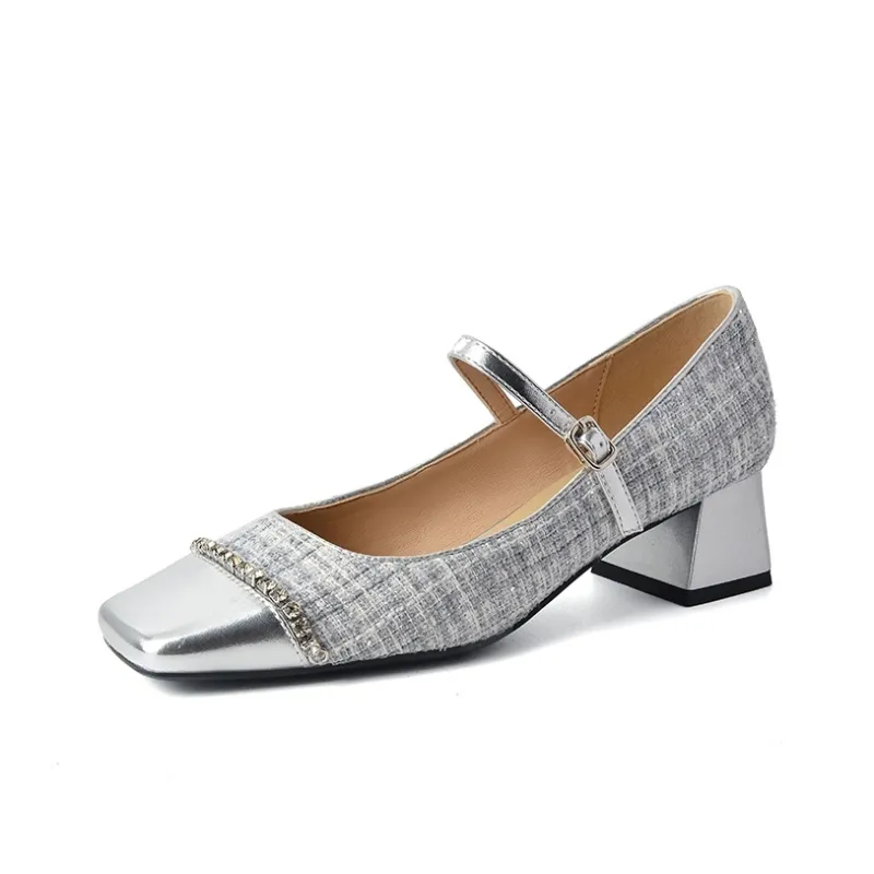 Beijiani Chunky Heel High Heels Women's-13