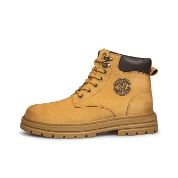 LAORENTOU Martin Boots Unisex Earth Yellow/Sand/Gray/Green