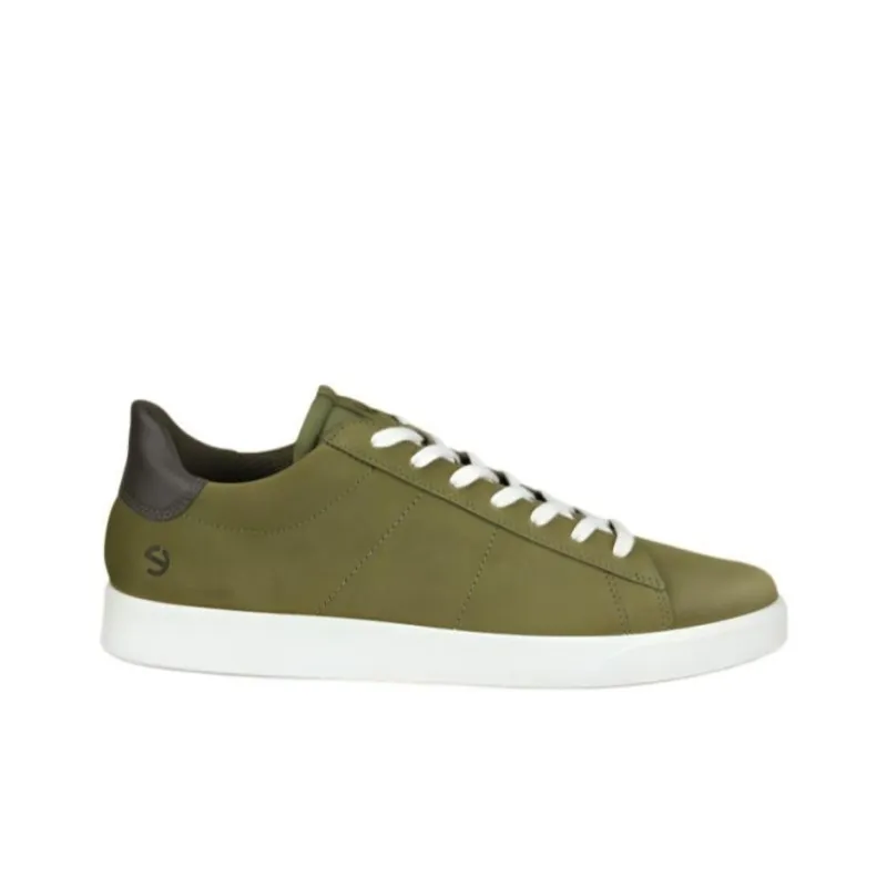 Ecco Low Top Skateboard Shoes Men's Green-1