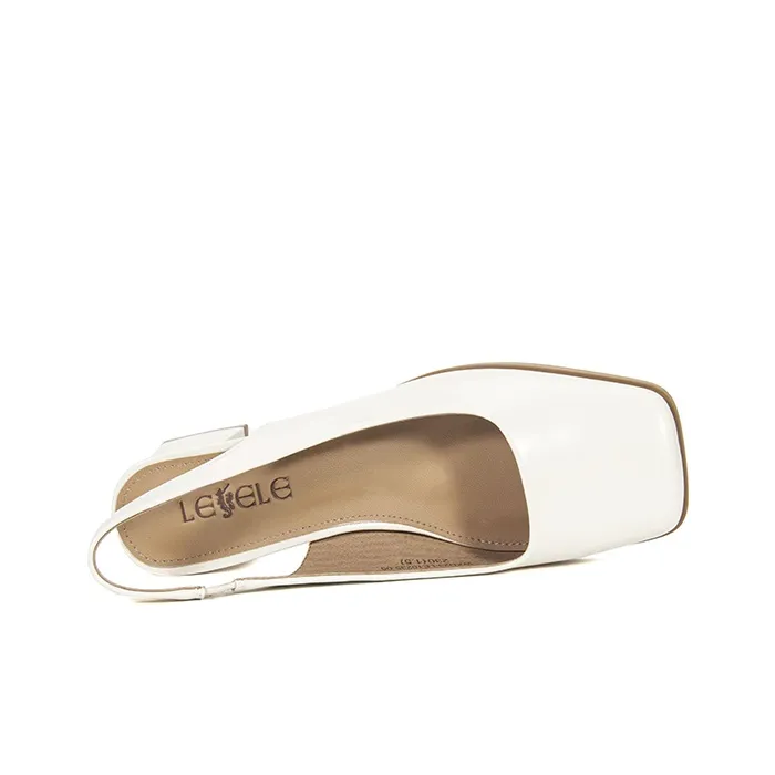 LESELE Chunky Heel High Heels 5.5cm Women's-7