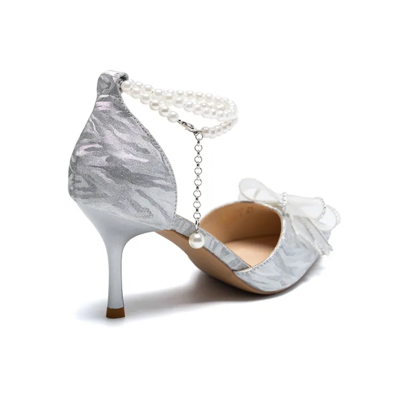 ZHR Slim Heel High Heels 7.5cm Women's-15