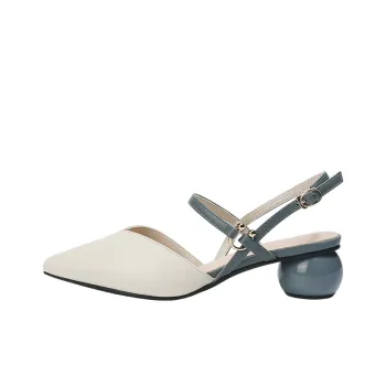 DAPHNE High Heels Women's Ecru/Light Blue