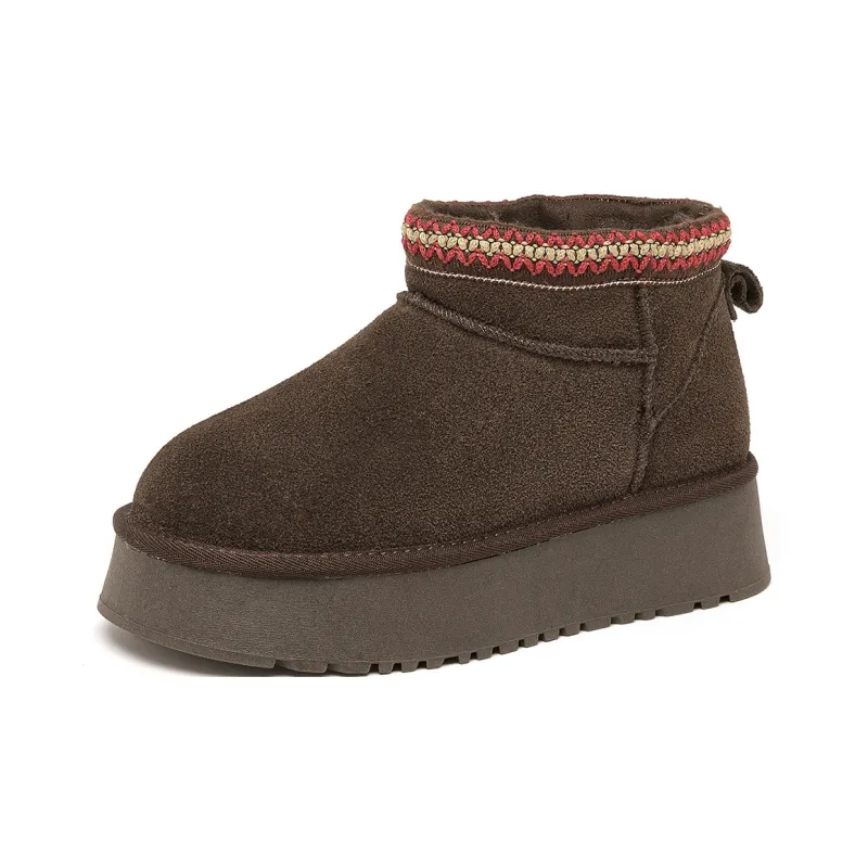 GEMEIQ Snow Boots Women's Camel/Coffee-7