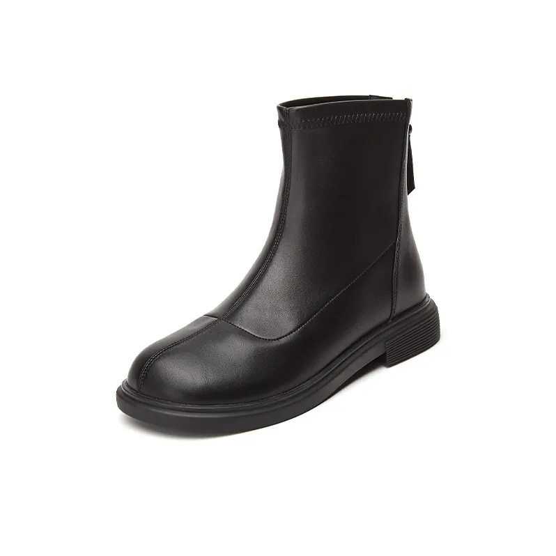 DAPHNE Ankle Boots Women's Black/White-1