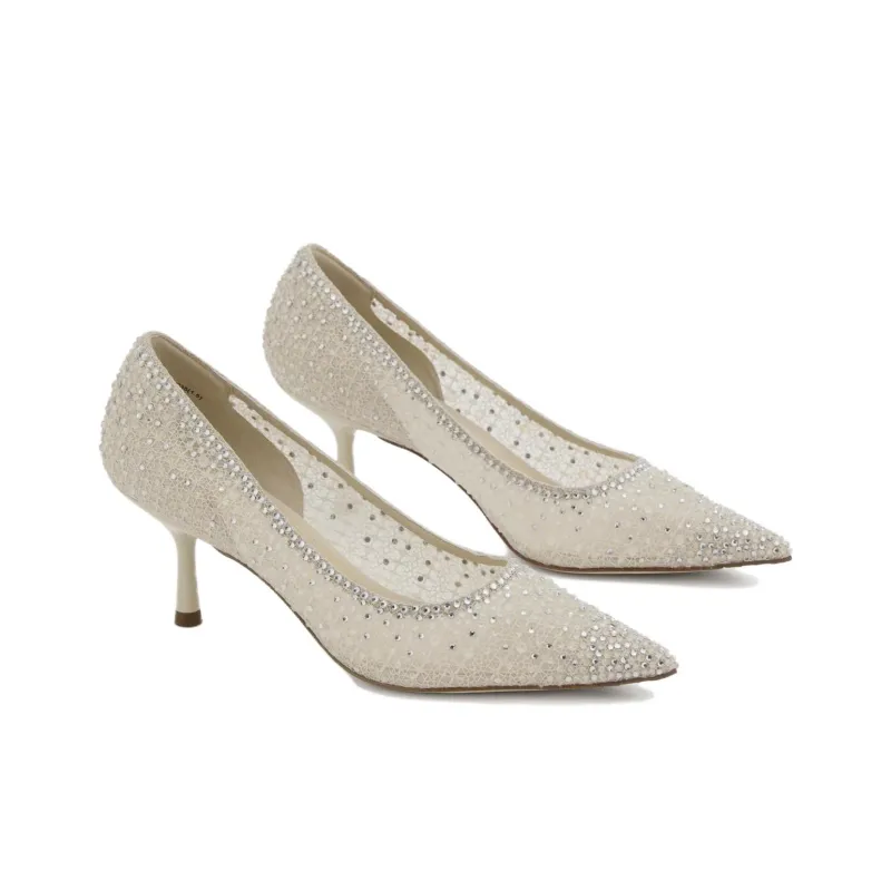 73Hours Fourteen Line Poem High Heels Women's Gray-2