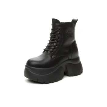 Shoe Cabinet Floral Language Ankle Boots Women's